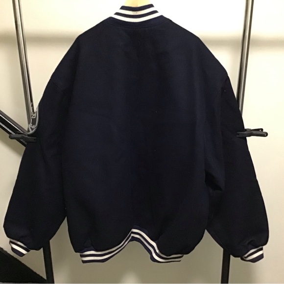 JH Design New York Yankees Varsity Jacket Diamond Stud Logo Size 6XL Rare - Picture 2 of 12